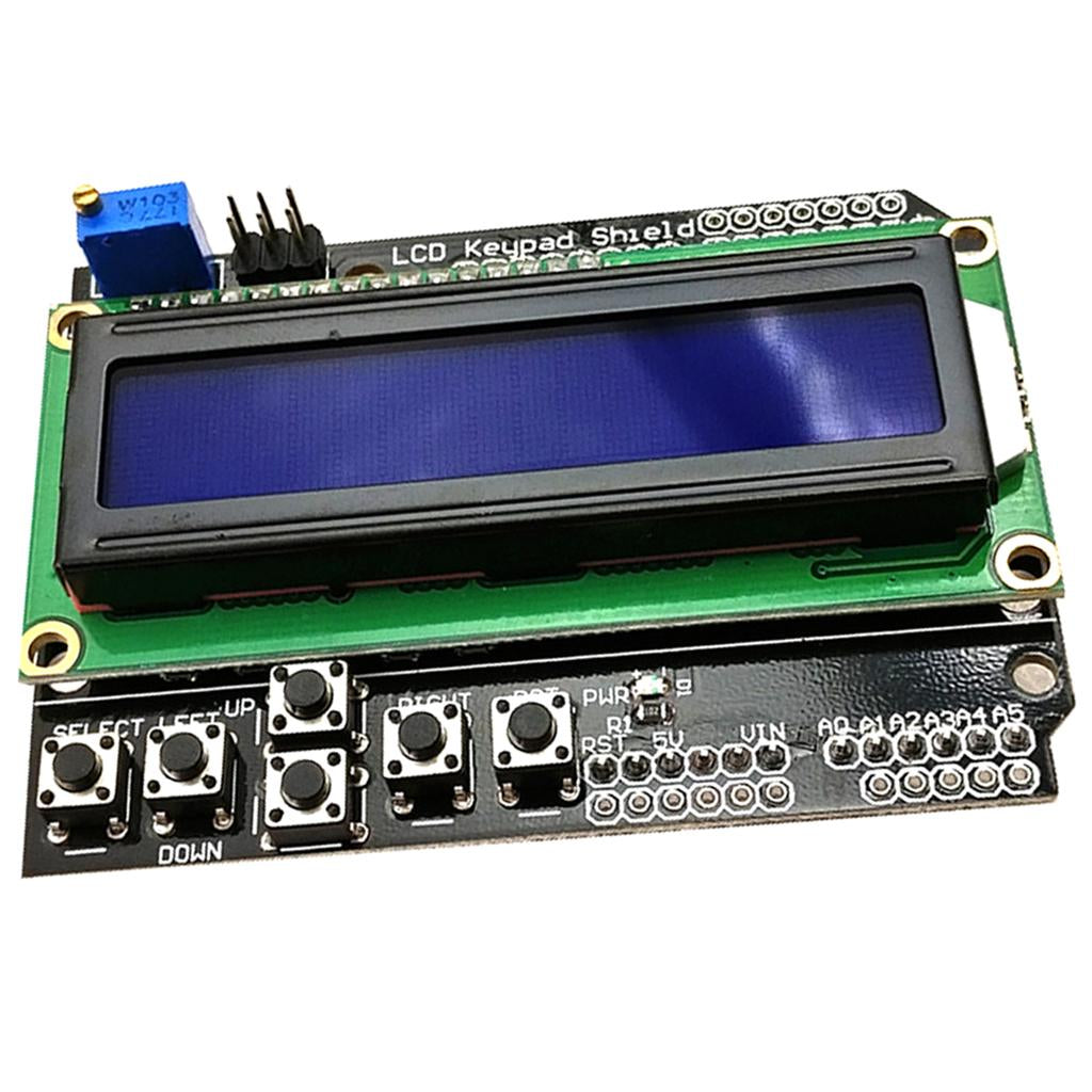 LCD1602 LCD Keypad Shield Blue Backlight - Beirut ElectroCity